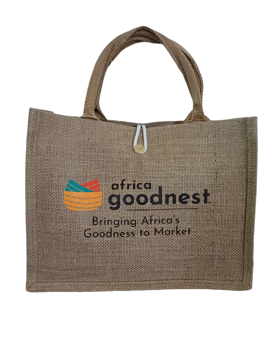 Burlap Carrying Tote