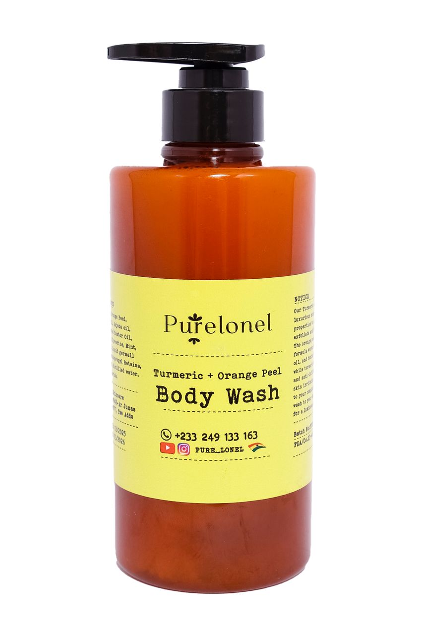 Pure Lonel Turmeric & Orange Peel Body Wash