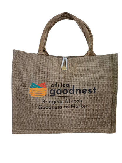 Burlap Carrying Tote