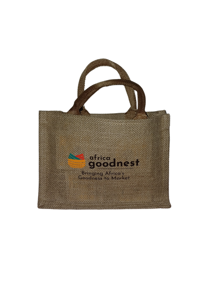 Burlap Carrying Tote