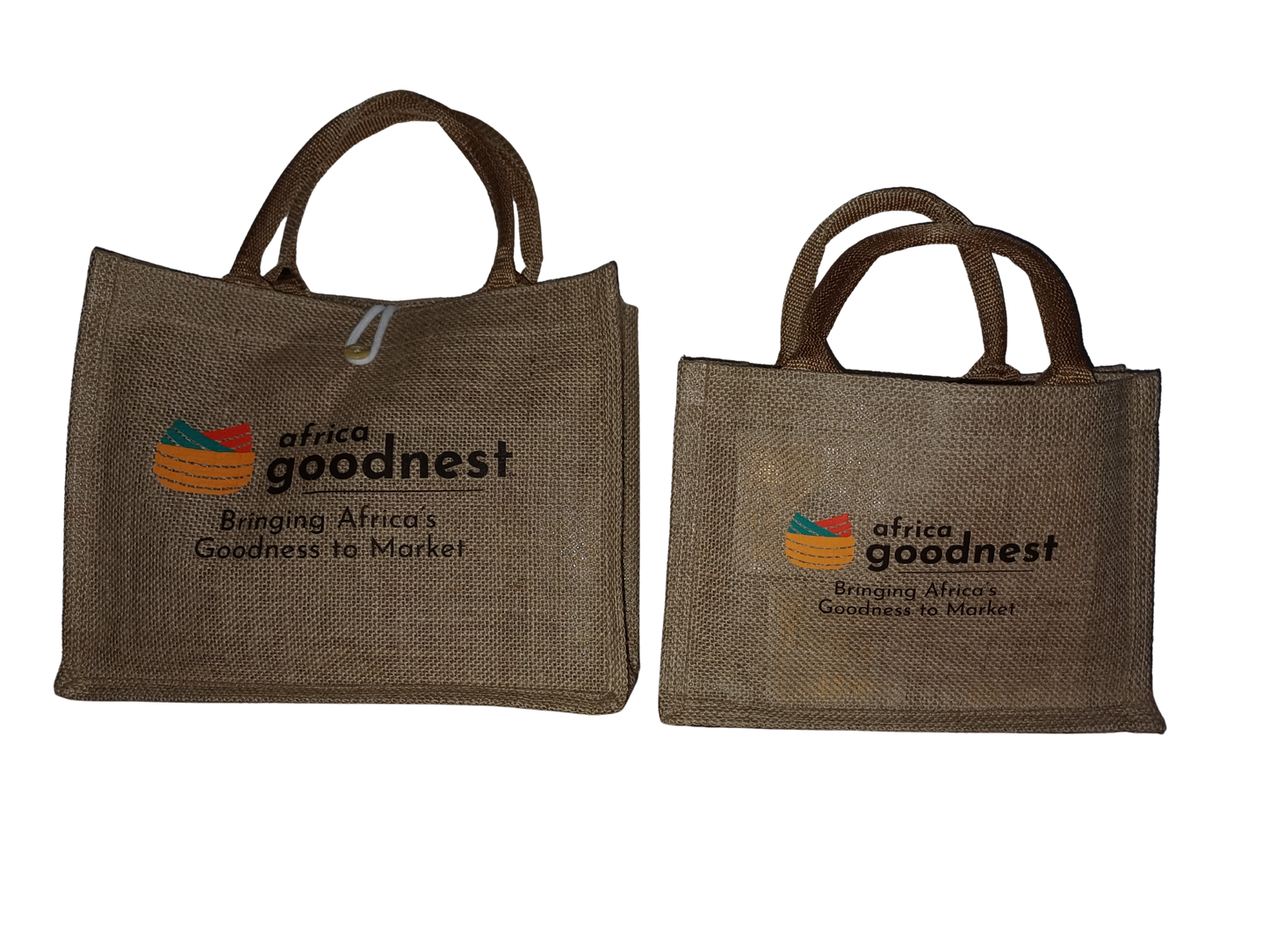 Burlap Carrying Tote