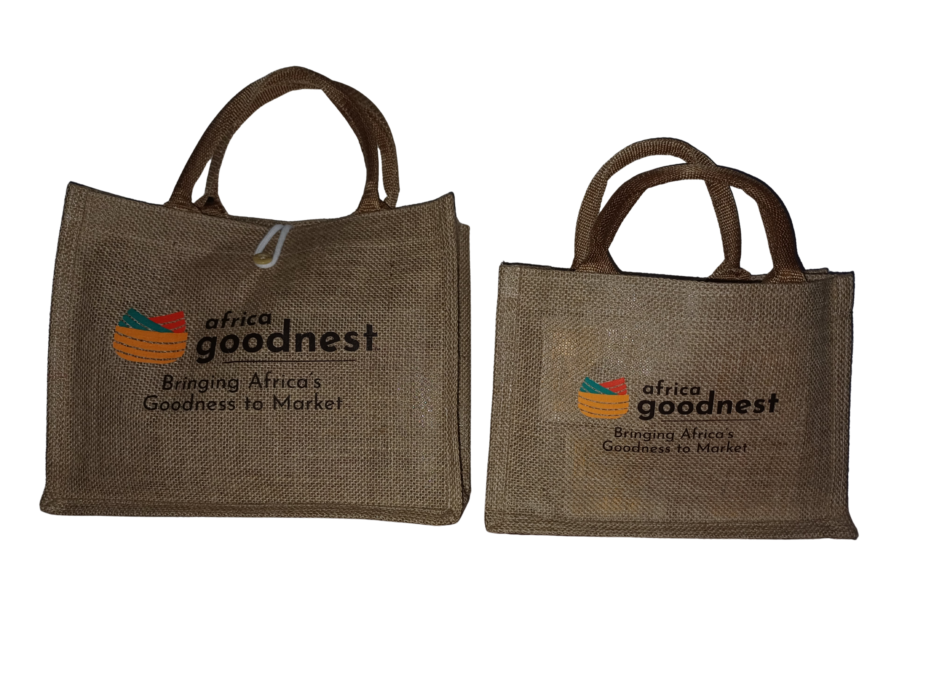 Burlap Carrying Tote