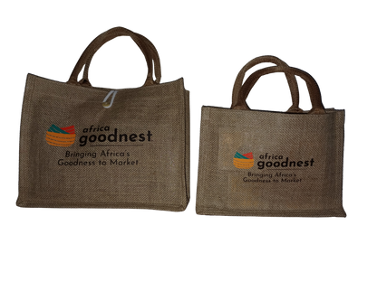 Burlap Carrying Tote