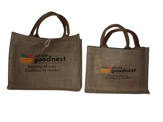 Burlap Carrying Tote