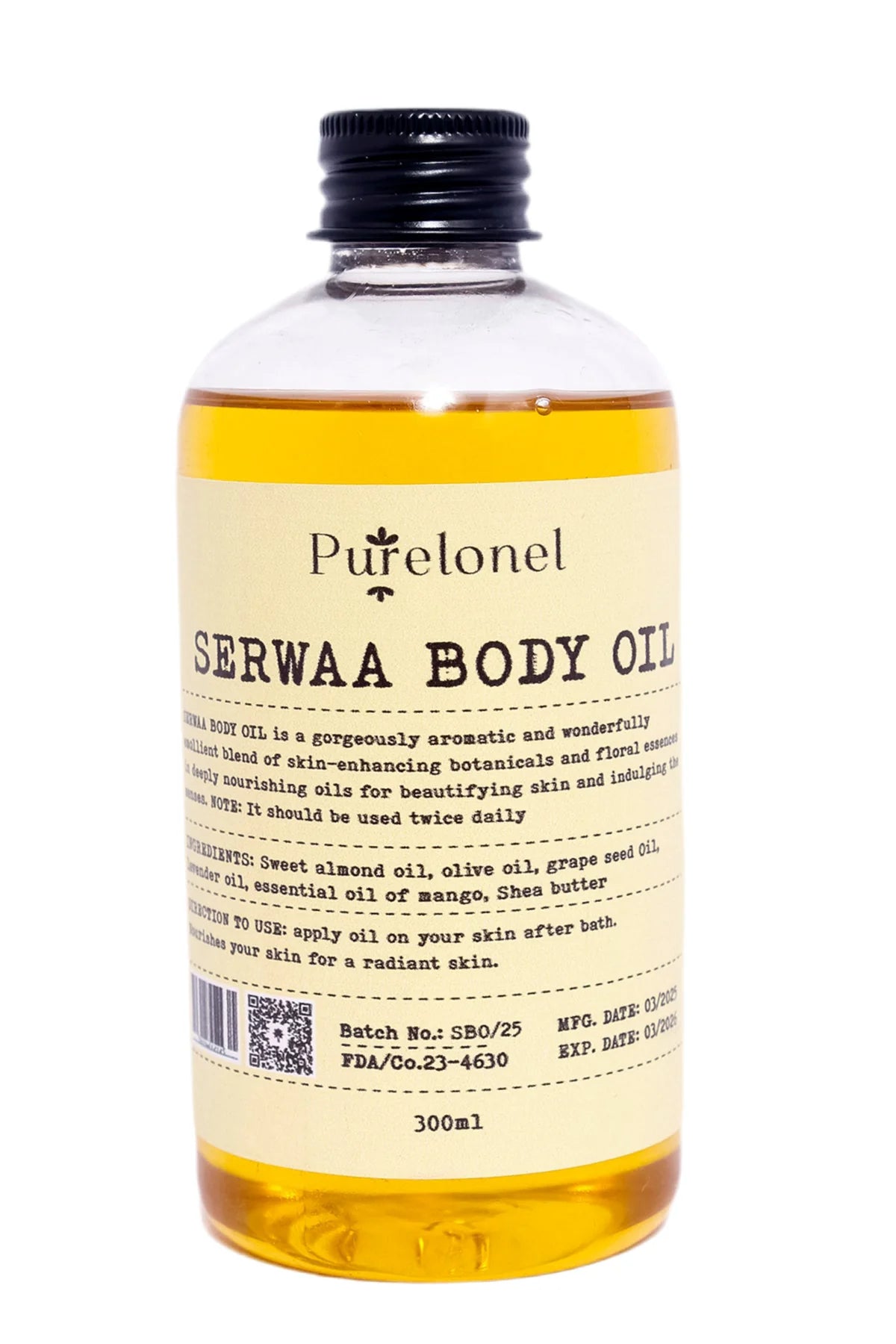 Purelonel Serwaa Body Oil