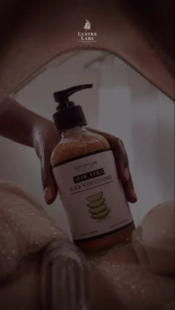 Aloe Vera Black Soap Cleanser